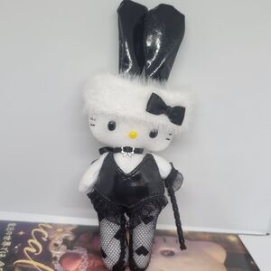 ❣️SOLD❣️NEW Hello Kitty Playboy Bunny Inspired Plush Mascot
